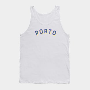 Porto Portugal Vintage Arched Type Tank Top